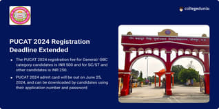 PUCAT 2024 Registration Deadline Extended till June 20; Check Details & Apply Now